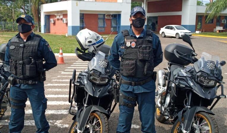 2º BPM de Três Lagoas recebe duas motos BMW 850 cilindradas 
