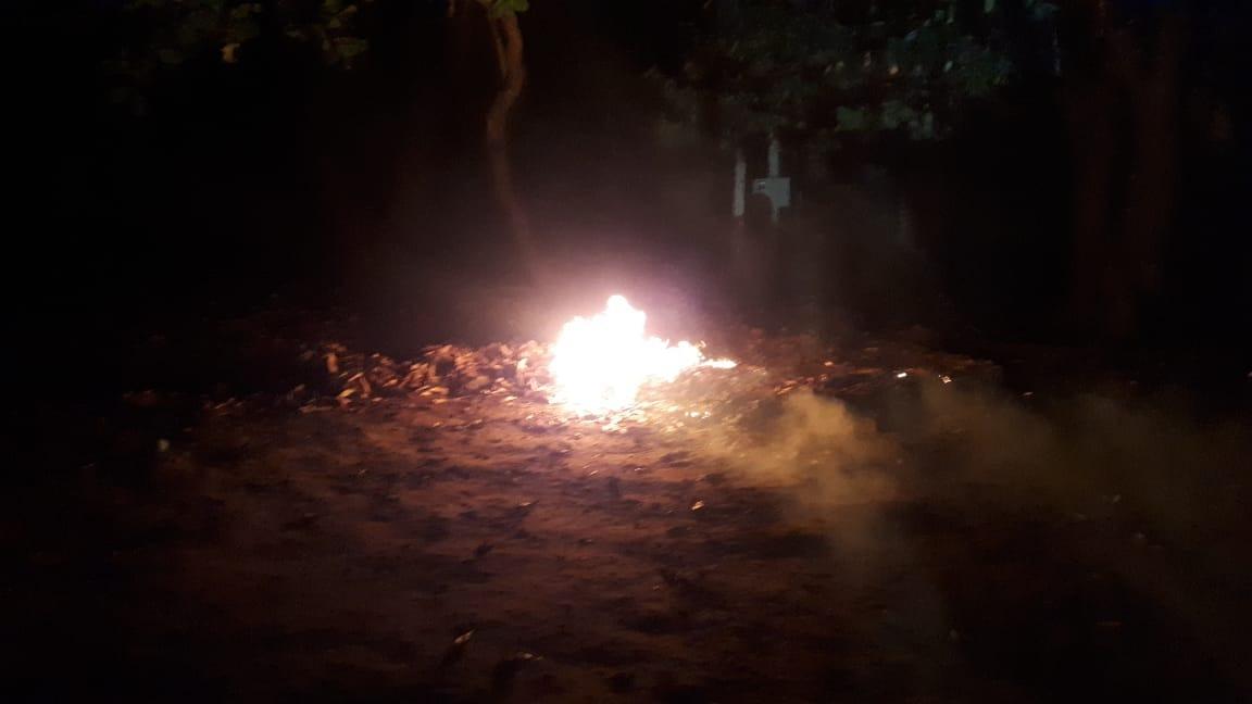 Dono de rancho na região do balneário é multado após colocar fogo em resíduos Dono de rancho na região do balneário é multado após colocar fogo em resíduos