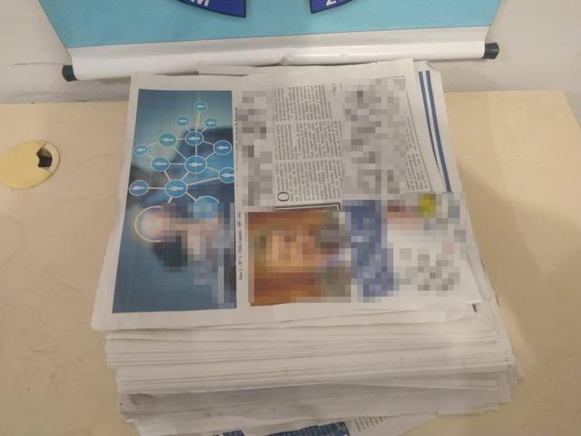 PM apreende exemplares de jornais com difamações contra candidatos que eram distribuídos em Três Lagoas PM apreende exemplares de jornais com difamações contra candidatos que eram distribuídos em Três Lagoas