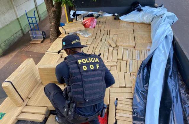 DOF apreende carga de maconha na região de Brasilândia estimada em seis toneladas