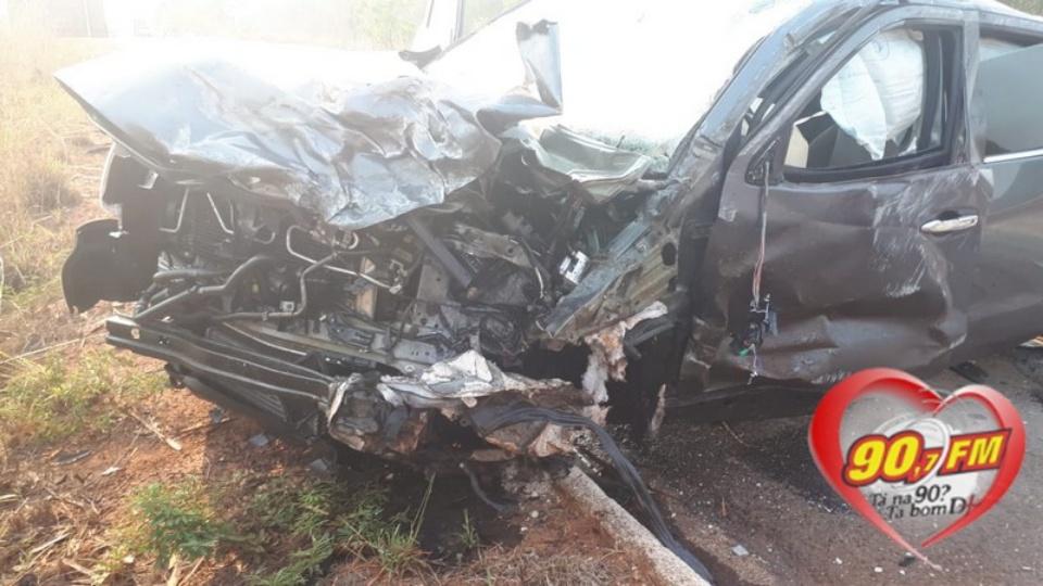 Mortos em acidente na BR-262 eram funcionários de empresa em Três Lagoas 