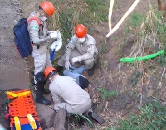 Jovem socorrido na ponte de Jupiá caiu de uma altura de 7 metros