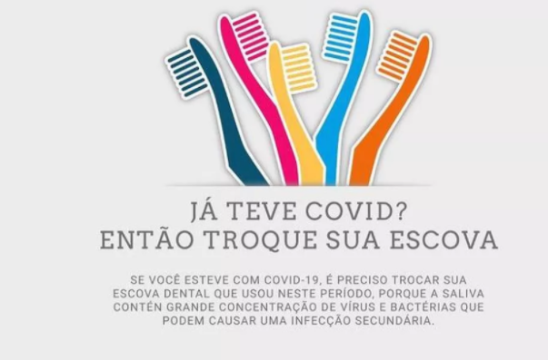 Dentista explica que usar a mesma escova de dente antes e depois da covid-19 não causa reinfecção Dentista explica que usar a mesma escova de dente antes e depois da covid-19 não causa reinfecção