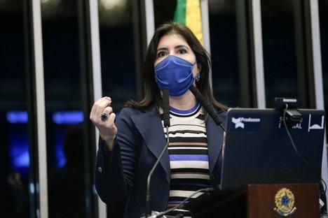 Senadora do Cidadania 'lança' Simone Tebet no Senado