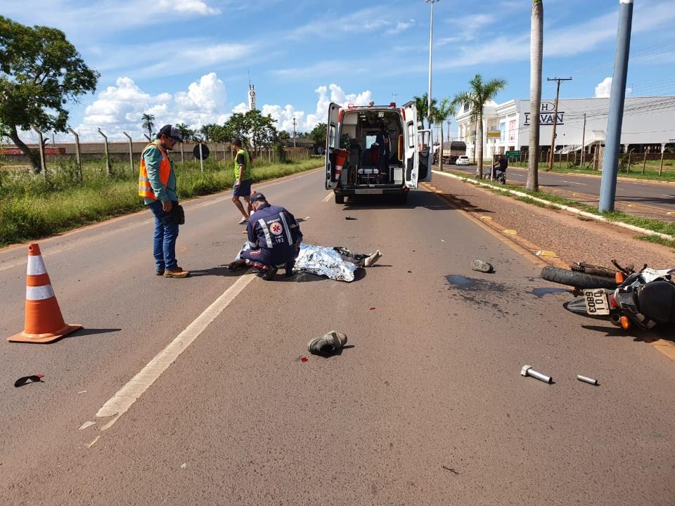Vítima de acidente fatal entre moto e carreta tinha 47 anos