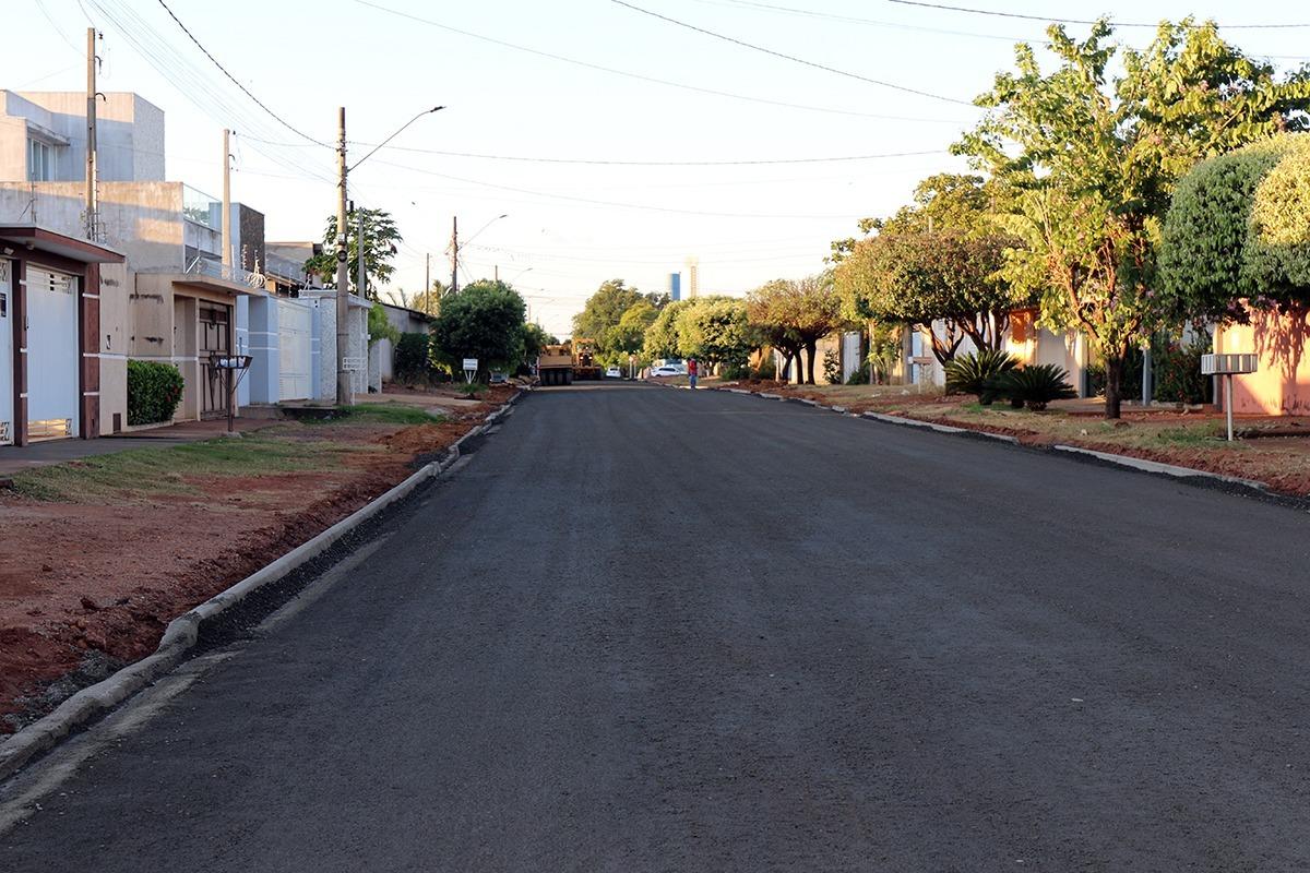 Mais de 2km de vias serão asfaltadas no bairro Vila Nova; obras começam nesta semana