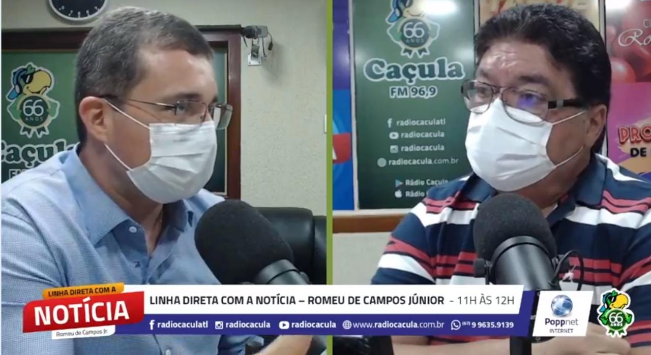 “Difícil não colaborar com a saúde do município neste momento”, presidente fala sobre condução da Câmara durante a pandemia “Difícil não colaborar com a saúde do município neste momento”, presidente fala sobre condução da Câmara durante a pandemia