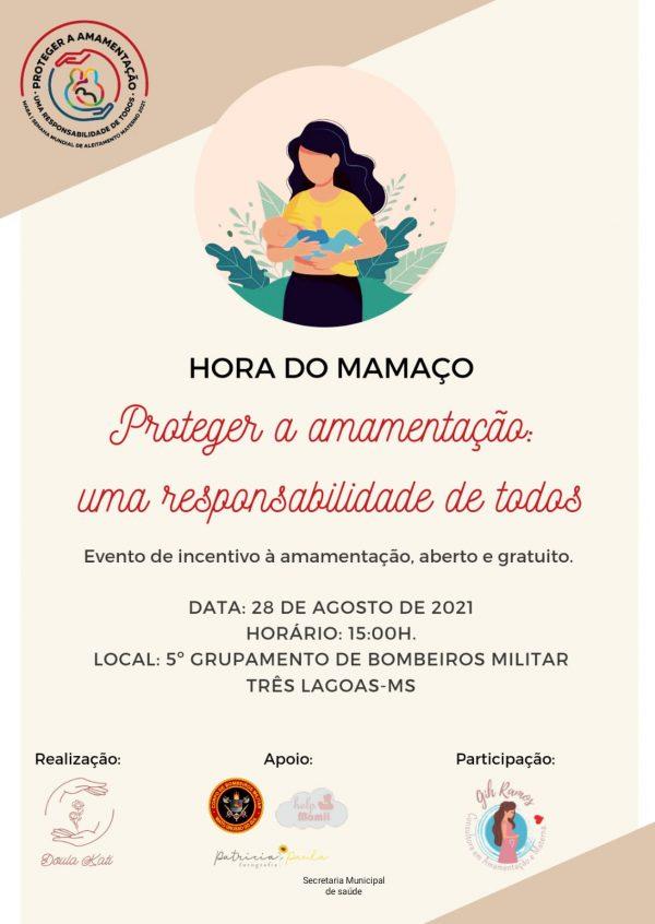 AGOSTO DOURADO – SMS e doulas convidam mães para evento sobre aleitamento materno no próximo dia 28