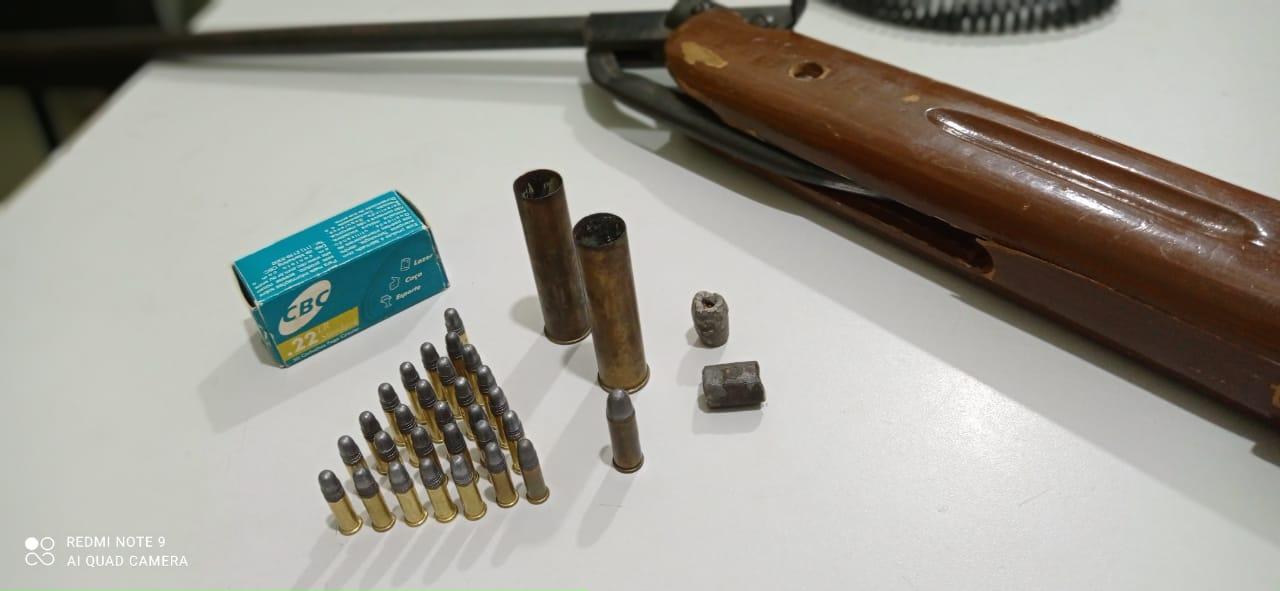Armas de fogo são apreendidas em ação policial em Brasilândia e Bataguassu após denúncias Armas de fogo são apreendidas em ação policial em Brasilândia e Bataguassu após denúncias