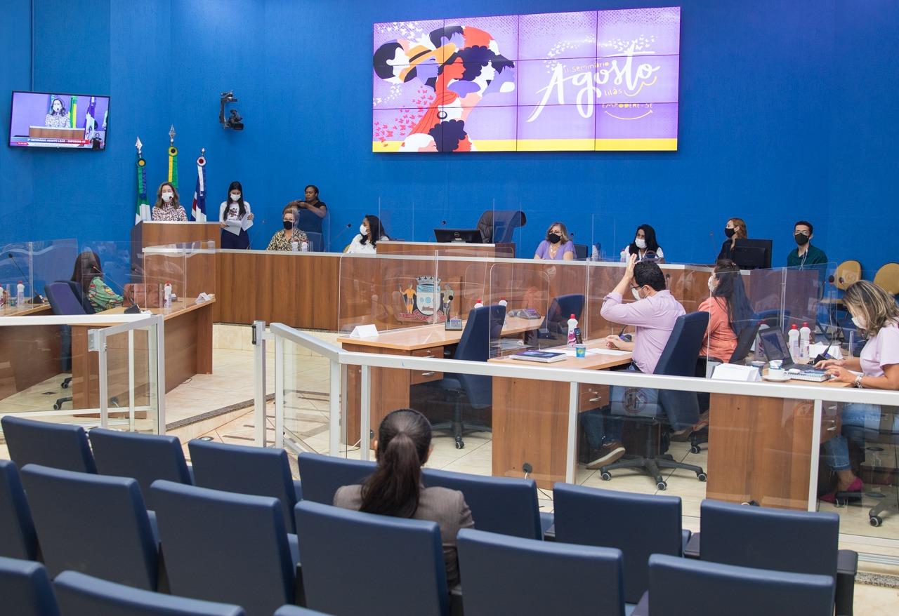 Câmara sedia seminário de encerramento da campanha Agosto Lilás