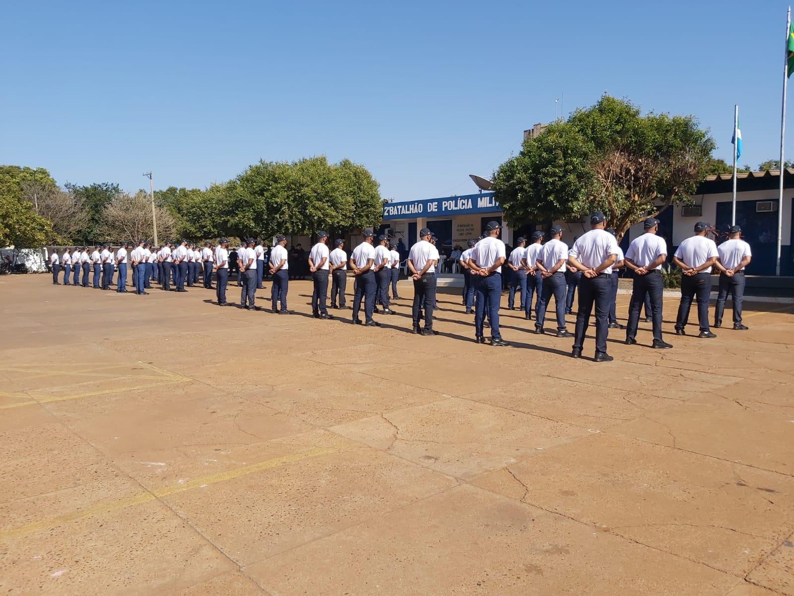Sessenta novos alunos soldados iniciam curso da PM em Três Lagoas