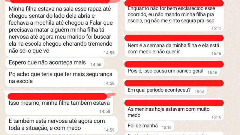 Aluno provoca pânico ao entrar armado em escola de Campo Grande e ameaçar matar colegas Aluno provoca pânico ao entrar armado em escola de Campo Grande e ameaçar matar colegas