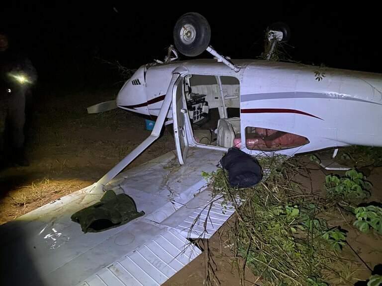 Operação envolvendo PM de MS abate avião com mais de R$ 7 milhões em cocaína