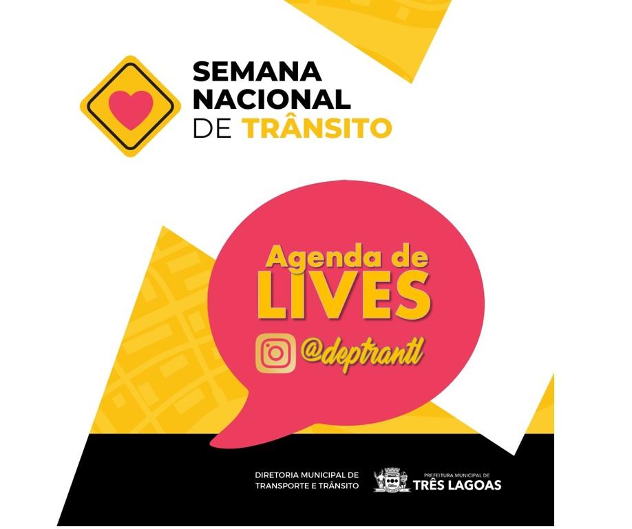 Passeio ciclístico e live encerram ações da Semana Nacional de Trânsito 2021