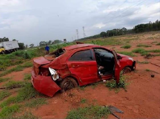 Taxista que sofreu acidente na BR-262 passa bem e se recupera em casa