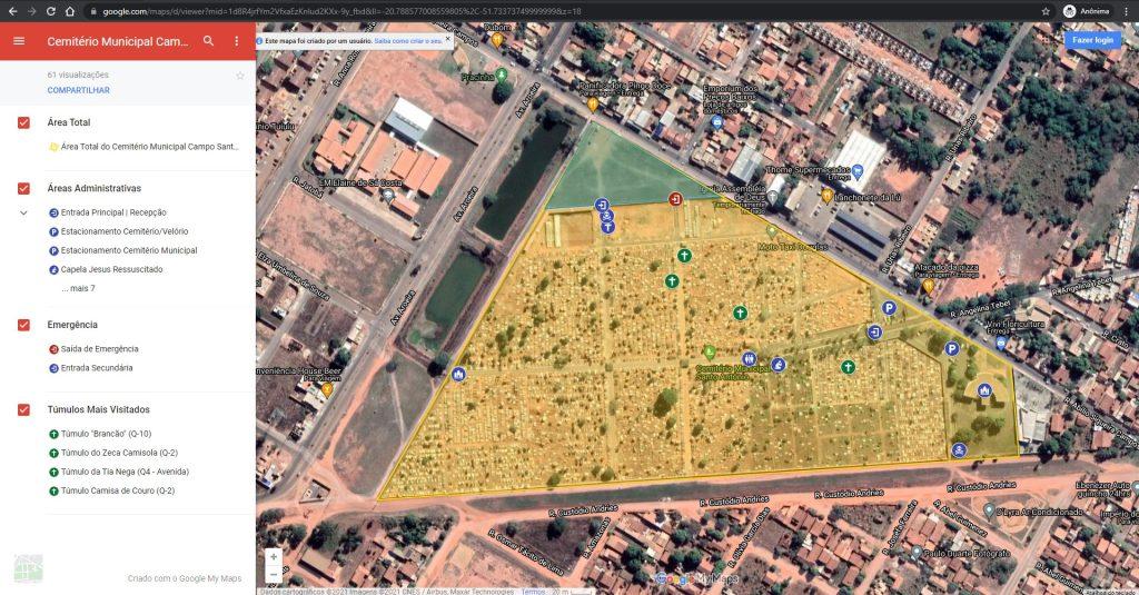 Facilitando ainda mais as visitas no Dia de Finados, Cemitério Municipal de TL ganha mapeamento impresso e digital Facilitando ainda mais as visitas no Dia de Finados, Cemitério Municipal de TL ganha mapeamento impresso e digital