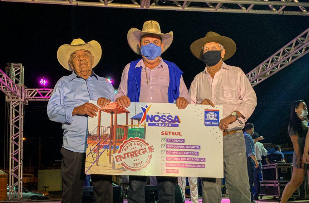 Quinta área de lazer do Programa “Nossa Praça” é inaugurada no Bairro SetSul