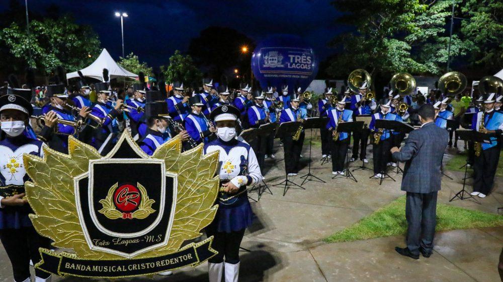 Banda Marcial Cristo Redentor fará apresentação hoje comemorando seus 54 anos