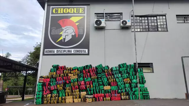 Casal é preso pelo Batalhão de Choque com R$ 5 milhões em maconha em Campo Grande