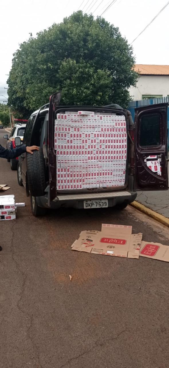 Operação Hórus realiza apreensão de cigarros contrabandeados em Brasilândia (MS)