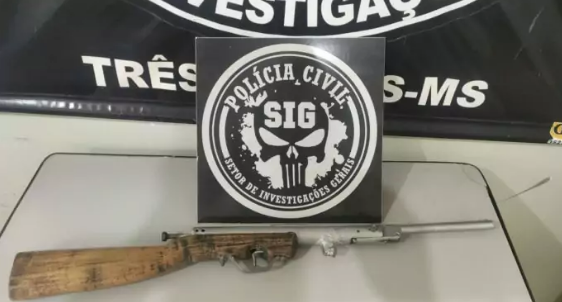SIG apreende arma de fogo em posse de adolescente