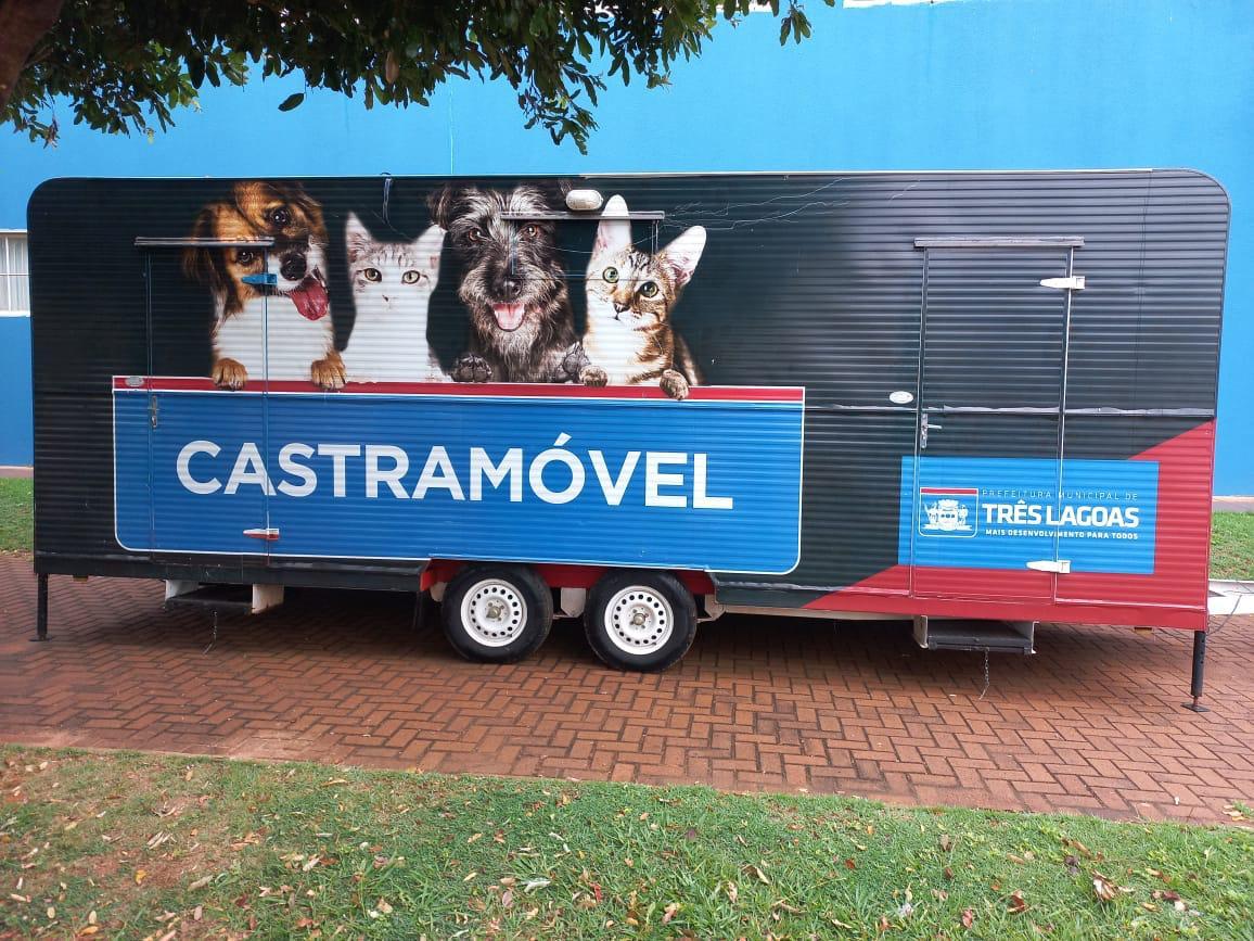 Equipe do Castramóvel inicia agendamento para castração de cães e gatos nesta quarta (02)