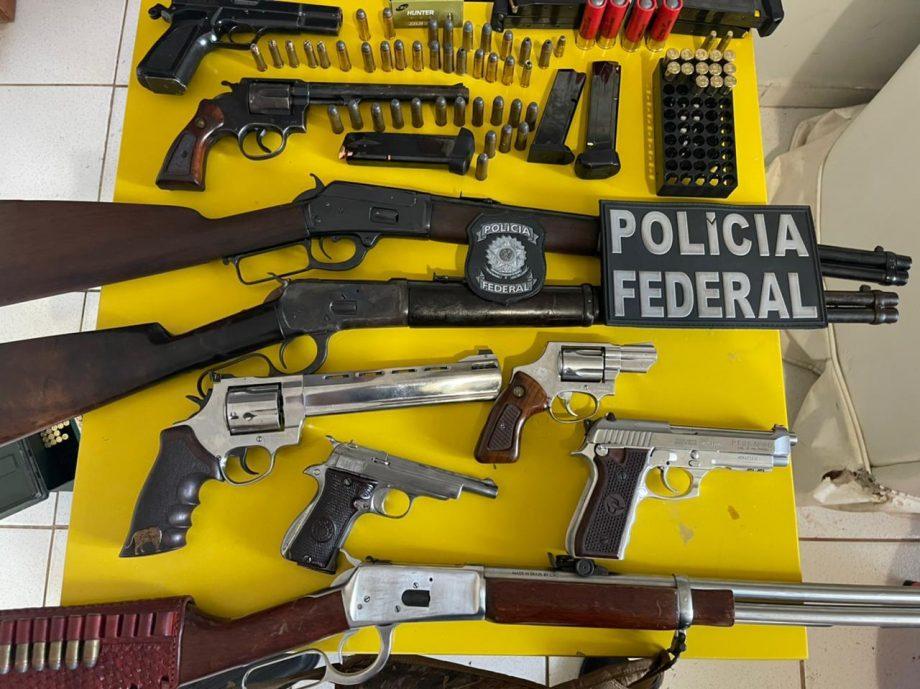 Operação da PF prende colecionador de MS que ostentava armas nas redes sociais