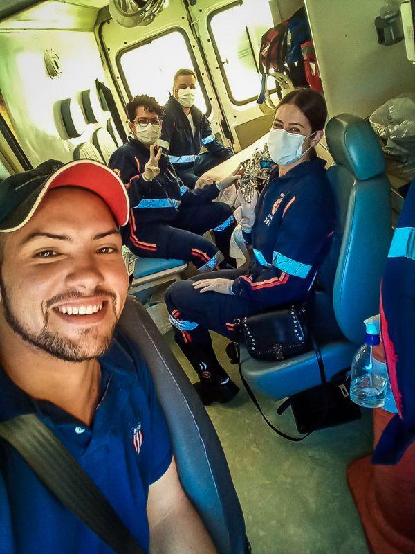Equipe realiza parto de emergência dentro de viatura do SAMU de Três Lagoas