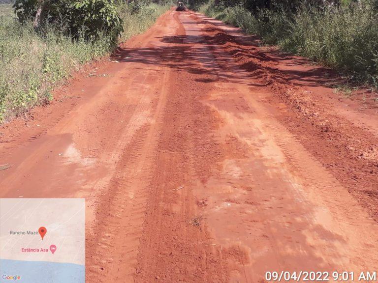 Estrada de acesso à região rancheira de Três Lagoas recebe melhorias
