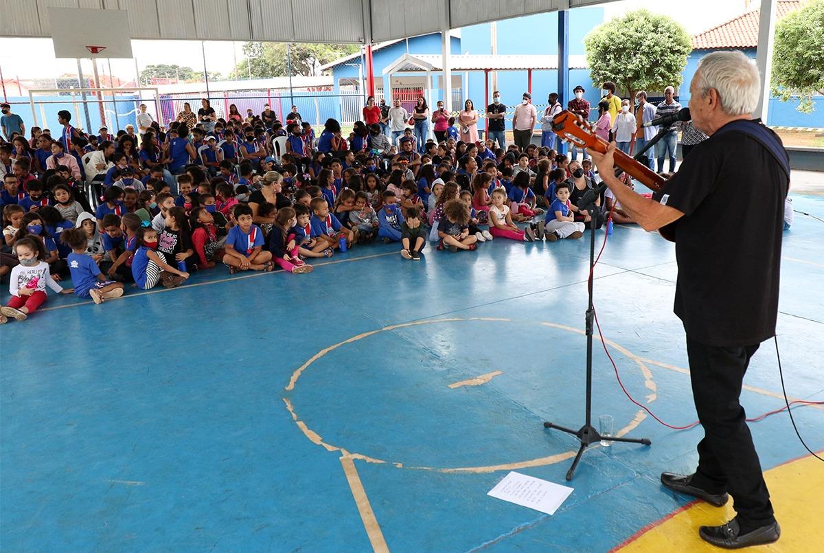 Projeto “Nossa Escola Canta MS” proporcionou dia especial para alunos do E.M. Parque São Carlos