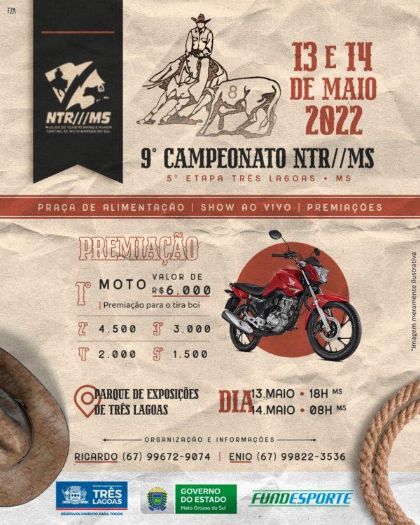 Com apoio da SEJUVEL, Três Lagoas sedia 9º Campeonato NTR MS de Ranch Sorting