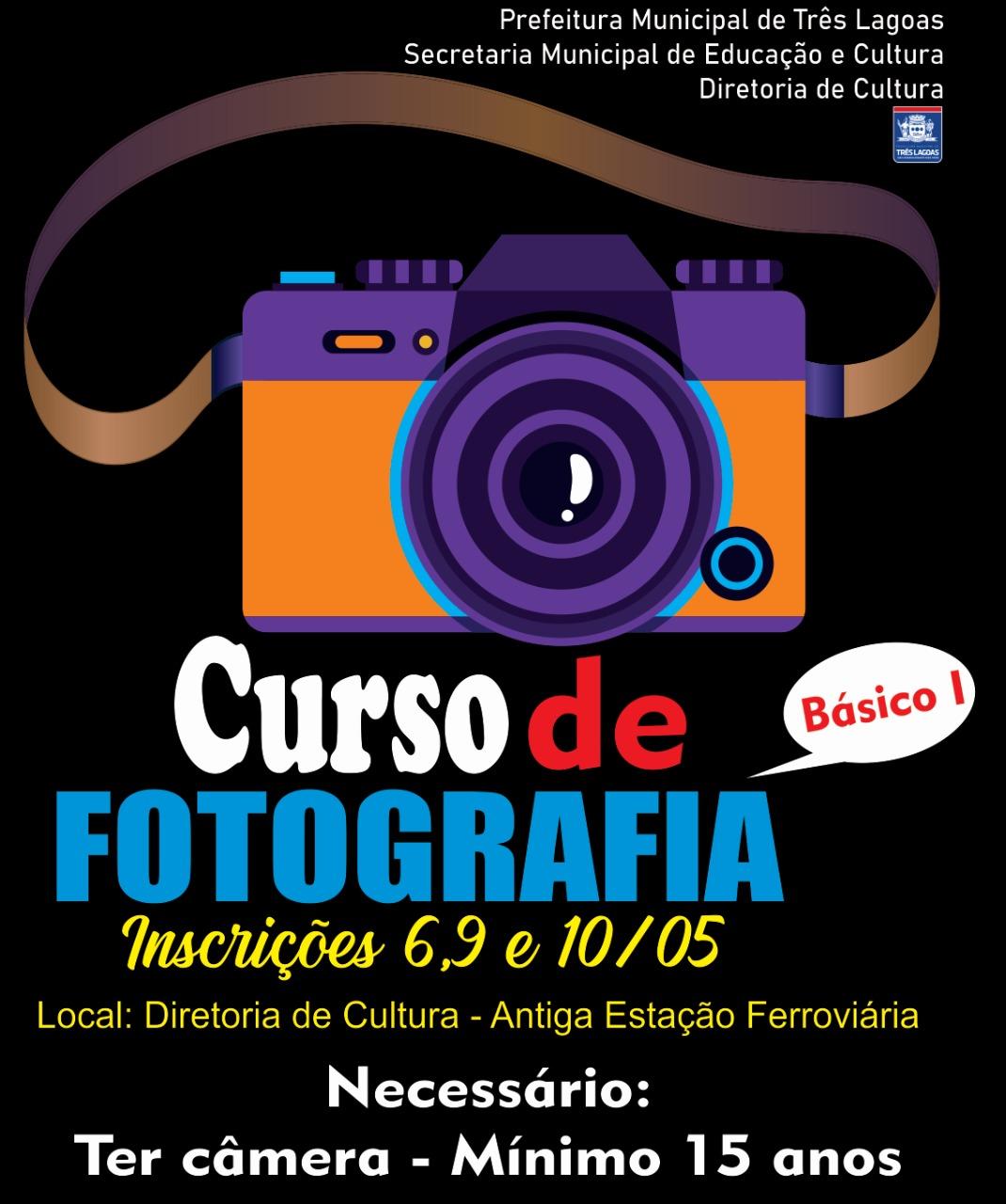 Diretoria de Cultura oferece 25 vagas para curso de fotografia Diretoria de Cultura oferece 25 vagas para curso de fotografia