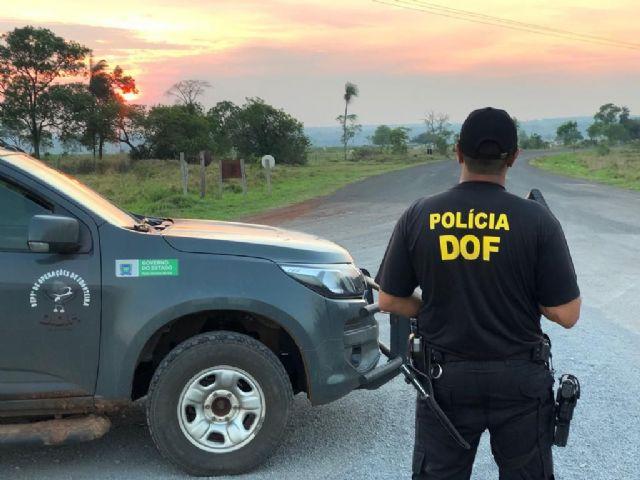 DOF recaptura fugitivo da justiça e apreende carga de cigarros e drogas em MS durante o fim de semana