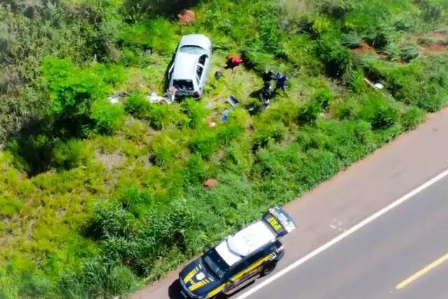 Em Bataguassu, gêmeos de 1 mês ficam em estado grave após traficante capotar veículo 