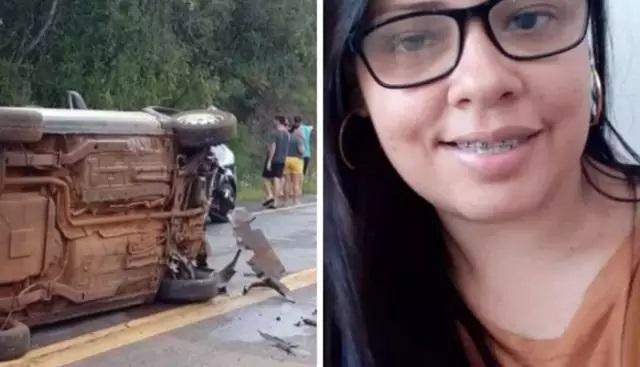 Sul-mato-grossense de Costa Rica é lançada de carro em acidente e morre no RS 