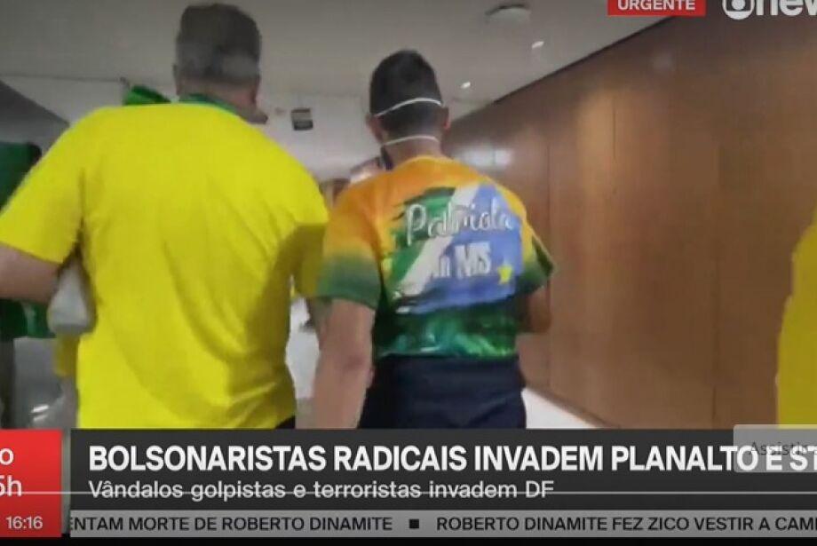 Moradores de MS estão entre os invasores do Palácio do Planalto