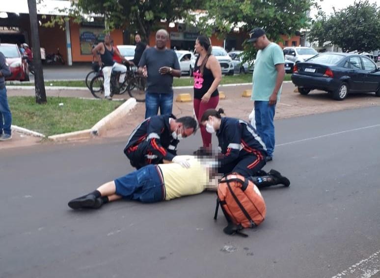 PM registra atropelamento no Centro de Três Lagoas 