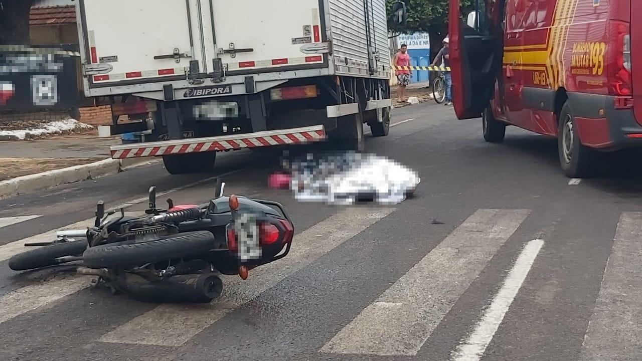 Polícia identifica jovem que morreu em acidente nesta 5º feira  no Centro de Três Lagoas 
