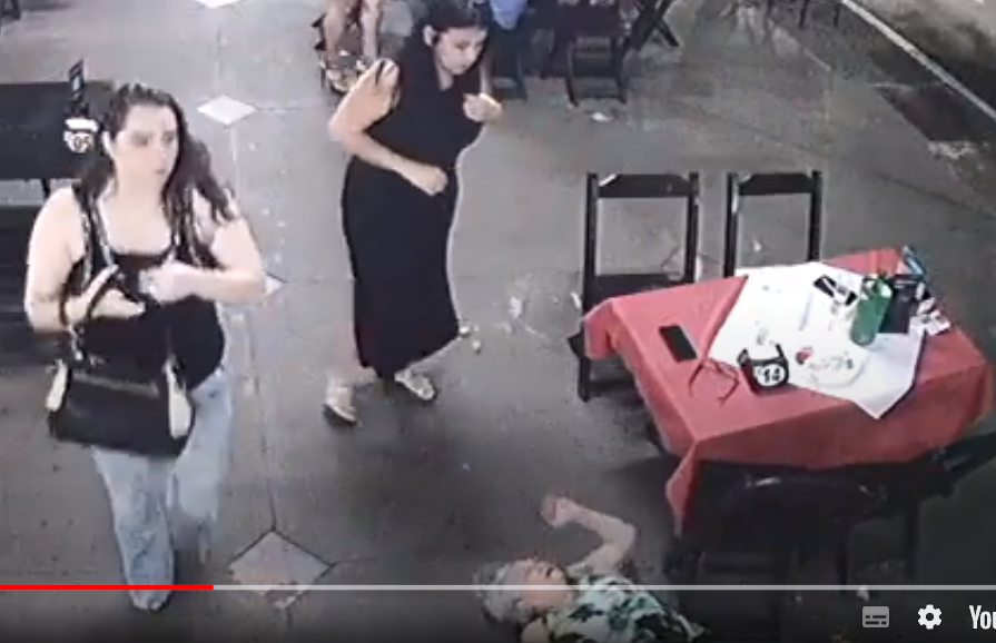 Caso da idosa agredida com pedradas em restaurante na Lagoa Maior revolta os três-lagoenses Caso da idosa agredida com pedradas em restaurante na Lagoa Maior revolta os três-lagoenses