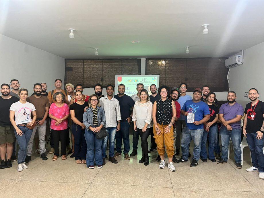 Conselho Municipal de Cultura se reúne com representantes artísticos para viabilizar recursos da Lei Paulo Gustavo para projetos em TL Conselho Municipal de Cultura se reúne com representantes artísticos para viabilizar recursos da Lei Paulo Gustavo para projetos em TL