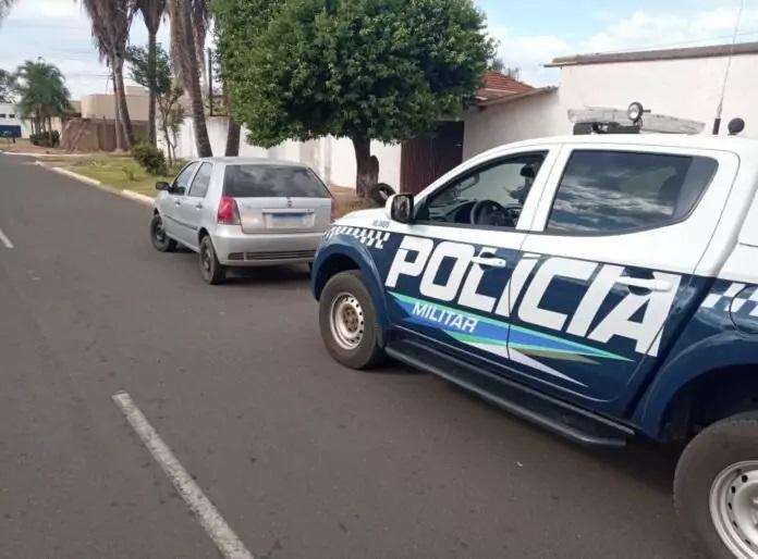 Polícia Militar recupera veículo furtado no bairro Jardim Mirassol Polícia Militar recupera veículo furtado no bairro Jardim Mirassol