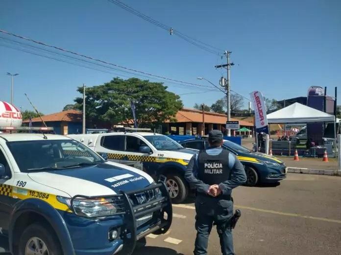 2º Batalhão da PM realizou em conjunto policiamento preventivo na 14ª edição do Moto Show