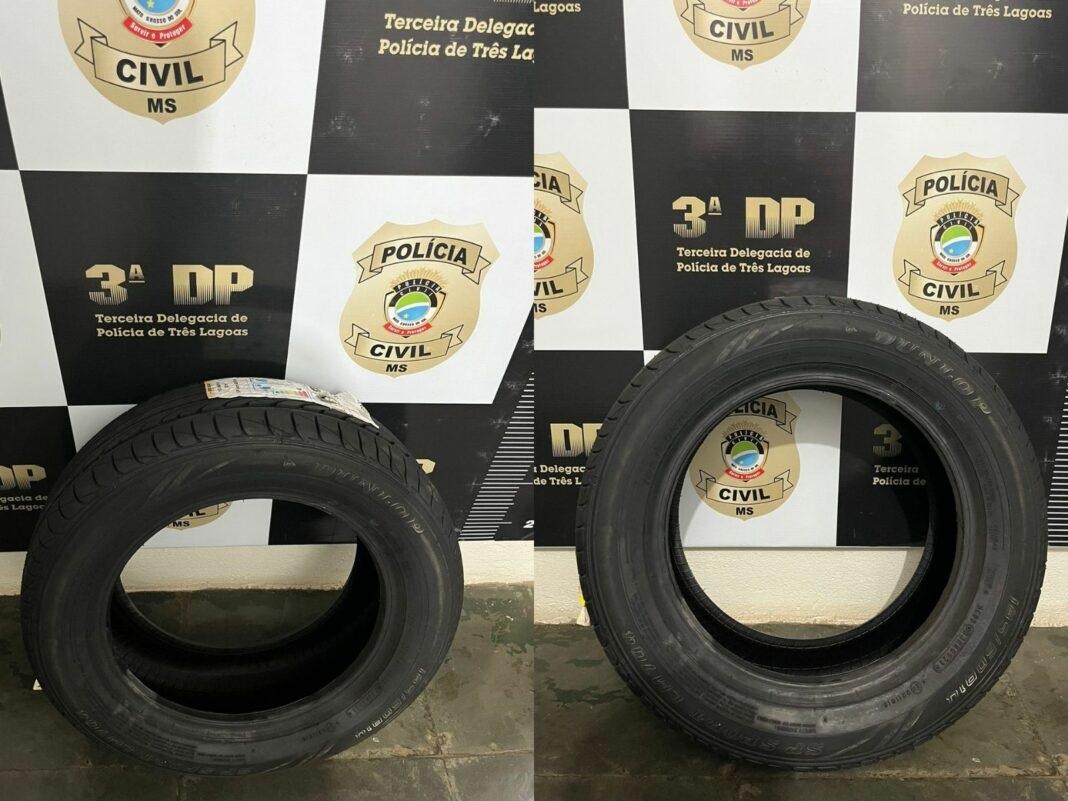 Ladrão de pneus é preso em flagrante pela Polícia Civil