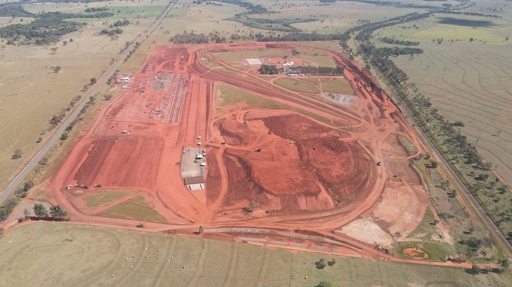 Suzano está implantando novo terminal em Inocência (MS) para escoar produção da nova fábrica em Ribas do Rio Pardo