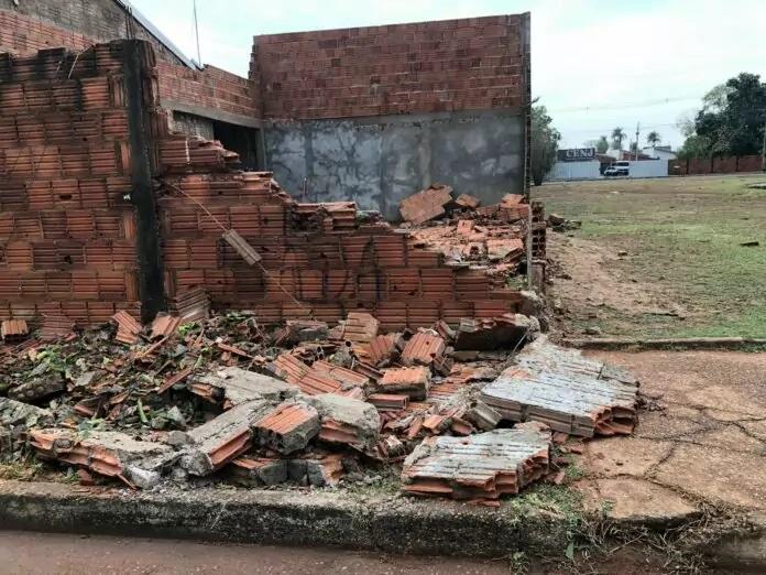 Temporal deixa rastro de destruição em Três Lagoas