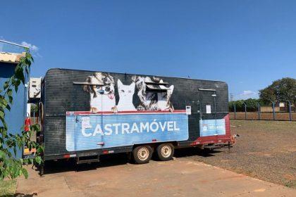 Castramóvel ficará no bairro Chácara Eldorado até o dia 15 de setembro, período foi reduzido por conta da baixa demanda
