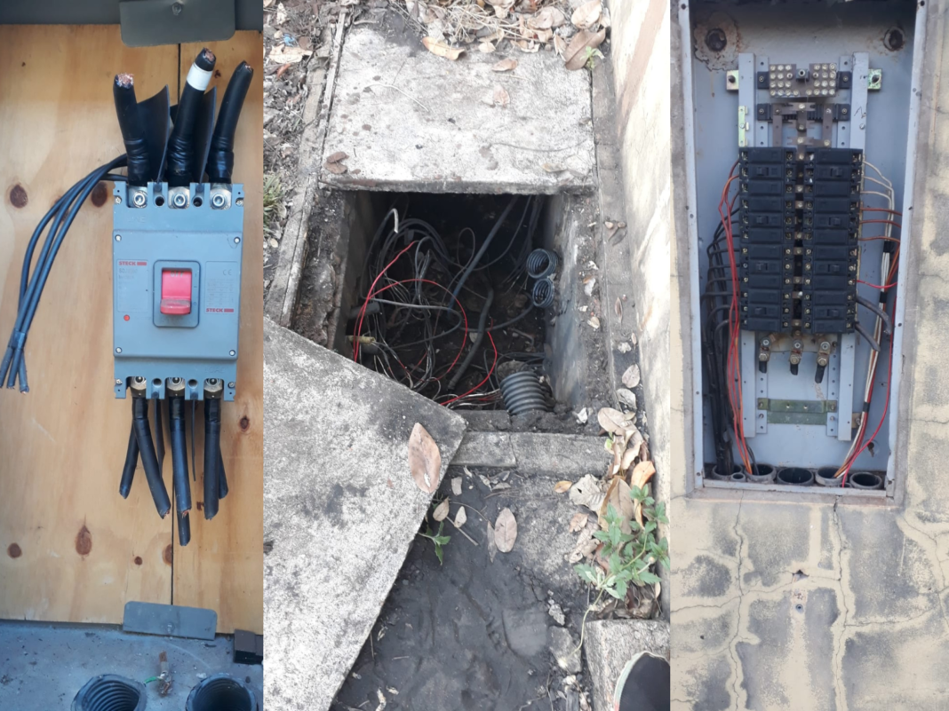 Escola Estadual fica sem aulas após ter cabos elétricos furtados