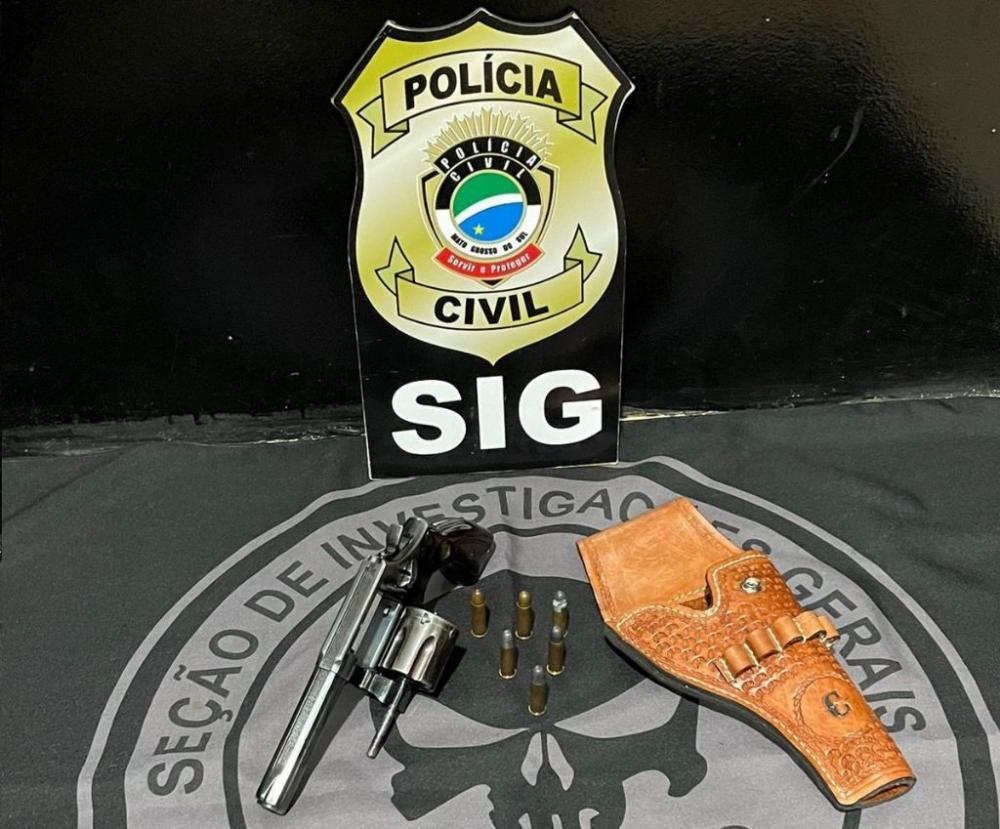 SIG de Nova Andradina prende homem que anunciou venda de revólver