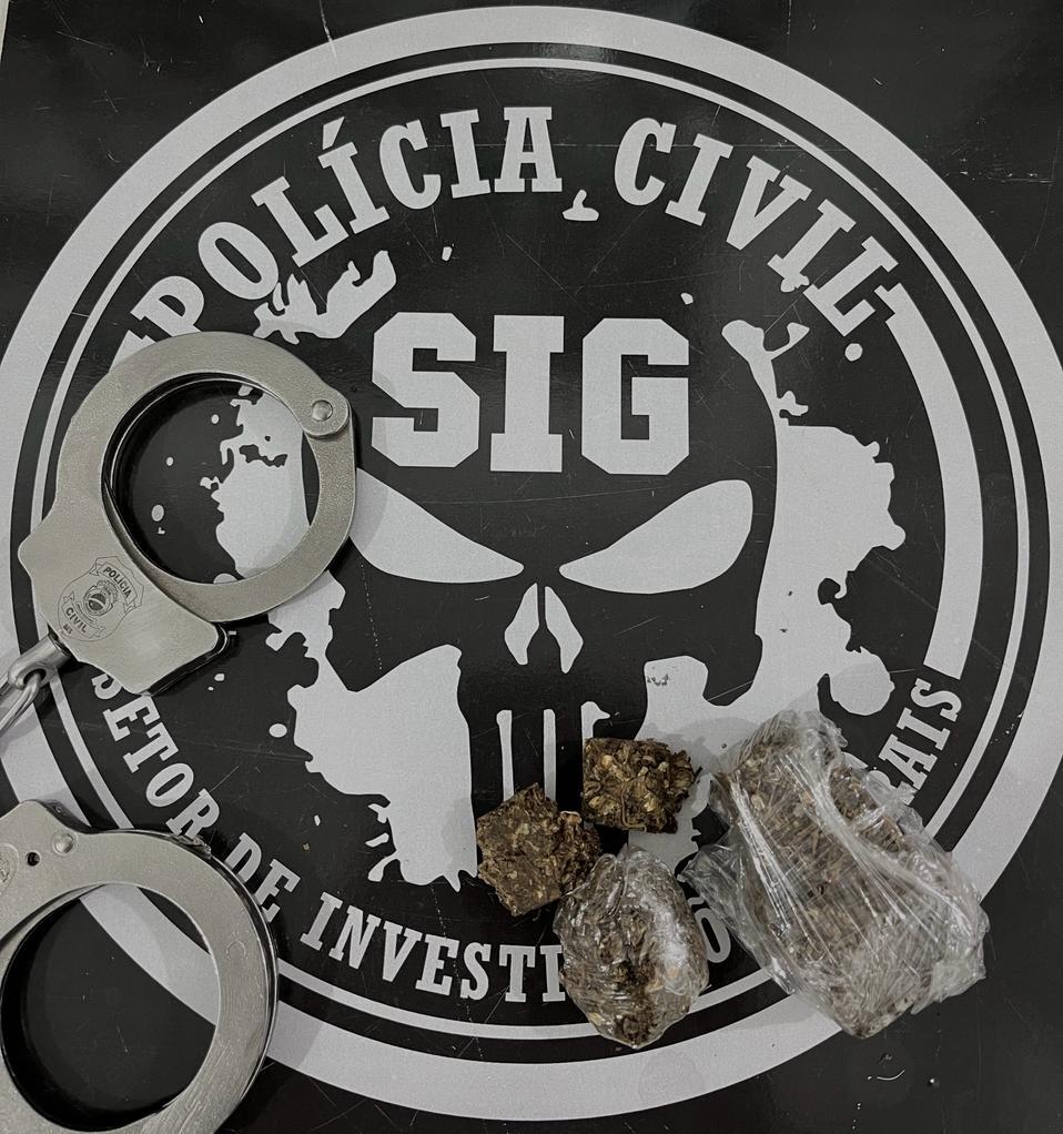 Traficante que realizava “Disk-Droga” é detido durante ação da Polícia Civil no Orestinho