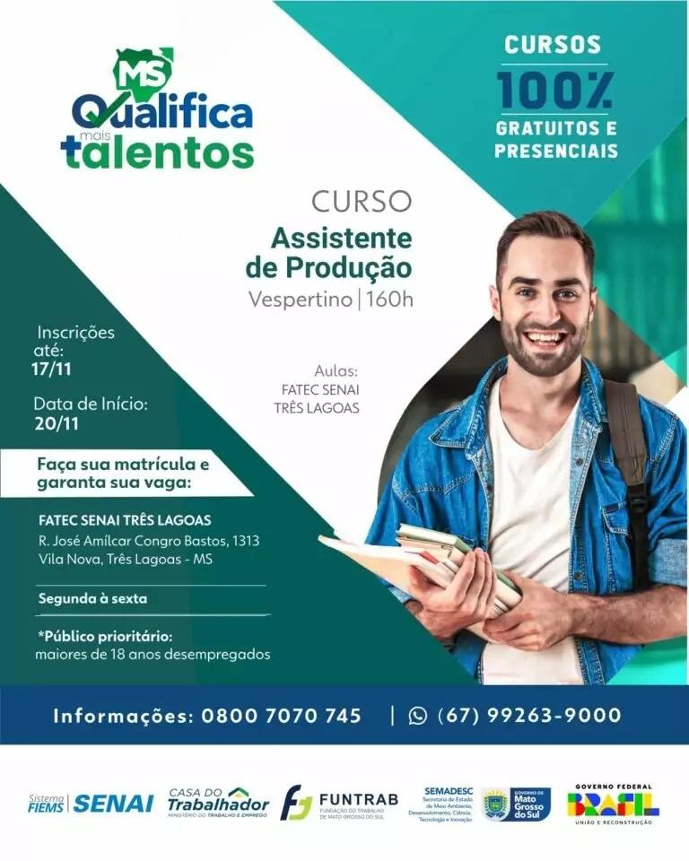 Procurando por qualificação?  Confira os cursos que estão disponíveis para Três Lagoas